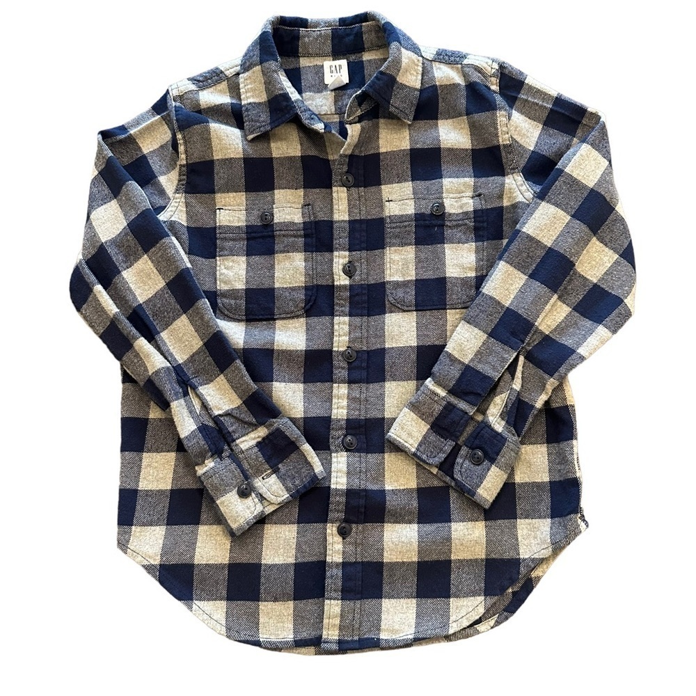 Gap Kids Long Sleeve Button Down Flannel